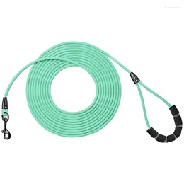 Dog Collars Leash Waterproof Training Recall Long PVC Pet Leashes 5FT 10 FT 20FT 30FT Great For Beach Yard Play