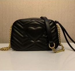 Hot sell designer Shoulder Bags luxury leather handbag for Women black purses bag Chain Totes handbags 009