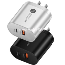 20W PD Fast Type C USB C Wall Charger QC3.0 Fast Travel Chargers For Iphone 11 12 13 14 15 Samsung S20 S21 Tablet PC S1