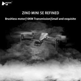 Drones Hubsan MINI SE REFINED GPS DRONE 4K Profesional 10KM 3-Axis Gimbal Camera Brushless Motor RC Small and exquisite Quadcopter Q231108