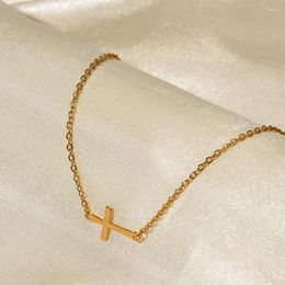 Link Bracelets DEAR-LIFE Fashionable And Light Cross Bracelet Without Colour Loss Women's Jewellery