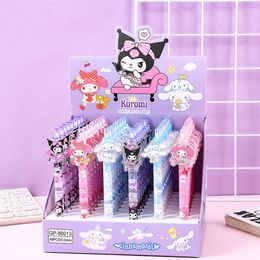 Press Style Creative Cute Kuromi Pen Black 0.5 Gel Pens Ins Girl Kids Christmas Gifts Stationery Signature Water-based Pen 2967