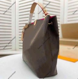 3a designer Womens Luxury bag Sm43704 Hobo Large Capacity Soft 5 Colours Leather Best Quality Bags Graceful Handbag One Shoulder Totes GRACEFUL MM Brown Flower