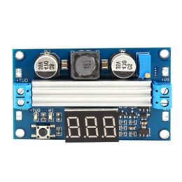 Freeshipping 2pcs/lot Power Supply DC-DC 100W 3-35V 12V to 35-35V Step Up Module LED Voltmeter Boost Step-up Module Hclfs