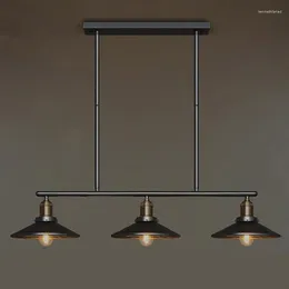 Pendant Lamps Loft Vintage Lights Bar Nordic Industrial Black Inside With Mirror E27 110V/220V Home Lighting