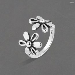 Wedding Rings Charming Boho Big Flower For Women Vintage Finger Ring 2023 Knuckle Female Fashion Jewellery Gifts