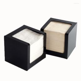 Dinnerware Sets Acrylic Single Square Deposit Box Living Room Restaurant Storage Home Decorations El Products Paper Toilet Towel 1PC