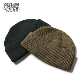 Beanie/Skull Caps WW2 USAF A-4 WATCH CAP 80% Wool WW2 Replica A4 Winter Warm Knit Thick Cap Vintage Military Outdoor Hat Skateboard Street Dance 231108