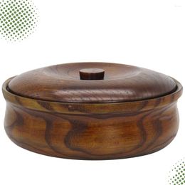 Bowls Bowl Wooden Wood Fruit Serving Salad Lid Salt Decorative Cellar Ritual Lids Containers Shaving Cereal Soup Mixing Nut