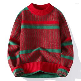 Men's Sweaters 2023 Fall Winter High End Luxury Cashmere Sweater Men Thick Warm Mens Christmas Jumper Fashion Pullover Tops
