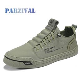 Dress Shoes PARZIVAL Casual Men Sneakers Outdoor Canvas shoes Walking Loafers Comfortable Male Footwear tenis hombres 230407