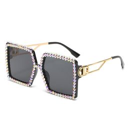 2021 Oversized Fashion Sunglasses Женщины винтажные очки личность