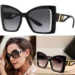 cat eye sunglasses Designer ladies Sunglasses Acetate Cat Eye Frame lady Classic Outdoor Women big frame personality DG6141 Occhiali da sole