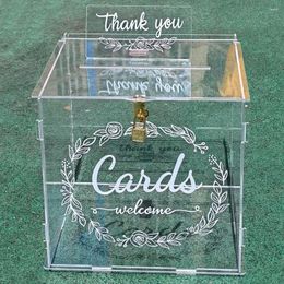 Party Supplies Wedding Card Box Decorations Reception Plastic Envelopes Table Books