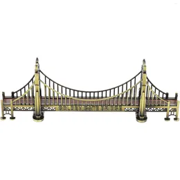 Wallpapers Bridge Model Gate Golden Building Statue Desktop Architectural American Metal Ornament San Francisco Decor Toy Craft Alloy