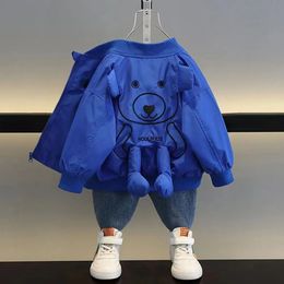 コートキッズボーイズ春と秋の服野球ユニフォームコートベイビーS春服子供ハンサムジャケットトップ231108