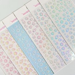 Gift Wrap Korea Ins Dream Bubble Butterfly Laser Goo Card Sticker DIY Clipbook Phone Case Diary Po Happy Plan Decoration