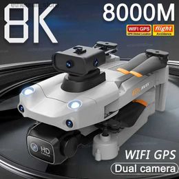 Drones New G5Max Drone 8K 5G GPS Professional HD Aerial Photography Dual-Camera Omnidirectional Obstacle Avoidance Quadrotor 8000M Q231108