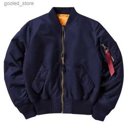 Men's Jackets Men MA1 Jackets Autumn Quality Nylon American Military Uniform Unisex Coat Male Bomber Flight Jacket Q231109