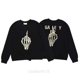 Designer Autumn And Winter Sweaters Sweatshirts Mens Galleries Cottons Depts Hoodies Black White Fashion Men Women With Letters991