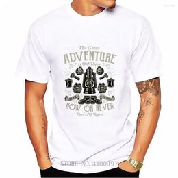 Men's T Shirts Adventure Camping Required Objects Print Shirt Fashion Unique Tee Young Man Summer 2023 Arrival Homme 3XL