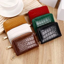Card Holders Bag Stone Grain Simple Practical Large Capacity Bank Driver's License Collection Purse Wholesale
