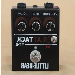 Freeshipping Little Bear 3 RAT Guitar Bass Distortion Effector effect Stomp Box Pedal LM308AN Uogkt