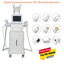 Newest cryo lipolaser Body Slimming Machine Face Lift Skin Tighten Body Smooth Vacuum RF Roller Cellulite Reduction machine