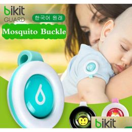 Pest Control Antimosquito Button Cute Cartoon Mosquito Repellent Clip Adts Kids Summer Nontoxic Buckle Ga297 Drop Delivery Home Gard Dh6M2