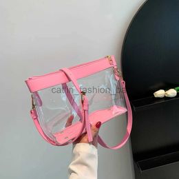 Shoulder Bags Women Messenger Bag Stadium Approved Transparent PVC Clear andbags Waterproof for Concerts Sports Event andbagscatlin_fashion_bags