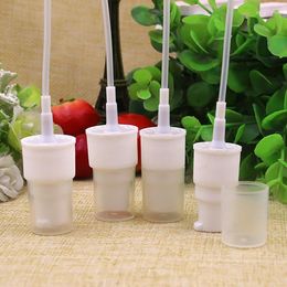 Storage Bottles 18/20R White PP Semi Powder Press Cap Plastic Screw Cover Lid For DIY Cosmetic Lotion Sub-Package Bottle Container