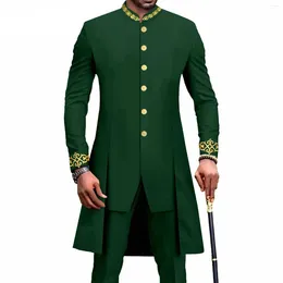 Men's Tracksuits 2023 Latest Designs Luxury Men Suit Set Slim Fit Groomsmen Groom Wedding Dress Tuxedos Costume Homme Mariage 2PCS(Blazer