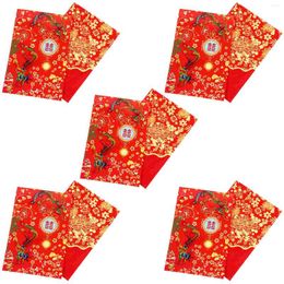 Gift Wrap Red Money Chinese Wedding Envelopes Envelope Packets Year Packet Bao Hong Pocket Hongbao Cash Pockets Festive Bridal