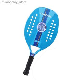 Tennis Rackets High Quality Carbon and Glass Fibre Beach Tennis Racket Soft Face Tennis Racquet with Protective Bag Cover Q231109