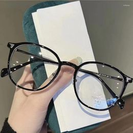 Sunglasses Vintage Oversized Frame Short Sight Eyewear Women Men Myopia Glasses Prescription Near Computer Eyeglasses