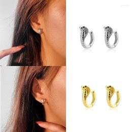 Hoop Earrings Variety Small Snake Series For Women Black Zircon Punk Design Fashion Jewelry Pendientes Aretes