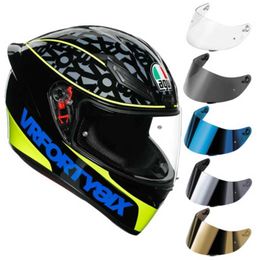 AA Designer Helmet Helmets Moto AGV Full Face Crash Helmet K1 Motorcycle Helmet Speed 46 - Visor Option WN-EBNS