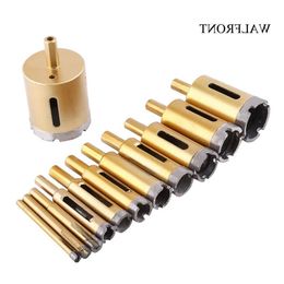 Freeshipping 6-50mm Diamond Drill Bit Core Hole Saw Cutter Woodworking Metal Drilling Power Tools Set for Tiles Marble Glass Granite Cdmuo