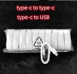 OEM Cables High Quality Data Sync Adapter fast type-c to type-c Cables type-c to USB Wire 1M 2M 3M 3FT for samsung LG xiaomi huawei