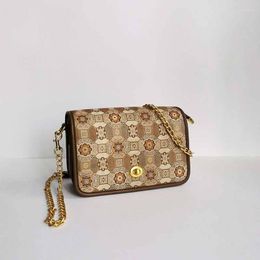 Waist Bags 2023 Spring Original Female Bag Song Brocade Chain Cross-body Single Shoulder Fashion Luxury Texture Chinese Style W418