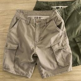 Men's Shorts Summer Ins Work Retro Loose Straight Casual Gym Clothing Pants Y2k
