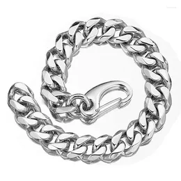 Link Bracelets Men Bracelet Chain On Hand Stainless Steel Big Hip Hop Friendship Jewelry Gifts For Women Wholesale