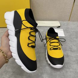 Luxury 22SS FLOW Men Sneakers Shoes Mesh Breath Skateboard Walking Rubber Runner Sole Sports Tech Fabrics Wholesale Discount Trainer EU38-46