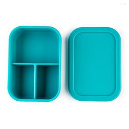 Dinnerware Sets Nesting Silicone Containers Baby Storage Baking With Lids Leak Resistant Airtight