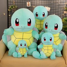 Wholesale large size turtle plush toys cute cartoon elves action figures children's games Playmate company activities prize sofa throw pillow window display goods