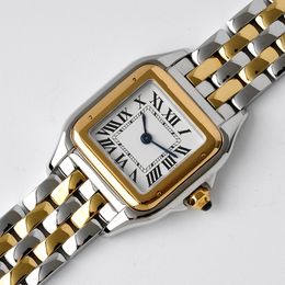 Luxuriöse modische Paaruhren für Sie und Ihn, Quarzuhr, Diamant, 316er Edelstahl, quadratische Saphirglas-Armbanduhr, wasserdicht und wasserdicht