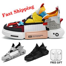 Dress Shoes Youpin Men Sneaker Casual Fashion Thick Bottom Lightweight Flats Soft Breathable Brand Running Couples 230407