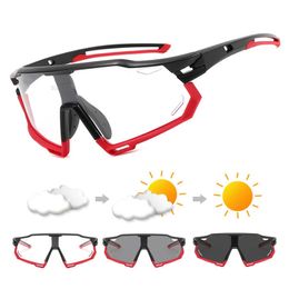 Outdoor Eyewear SUPERIDE Pochromic Riding Cycling Sunglasses Men Women Sports MTB Bicycle Glasses Outdoor UV400 Mountain Road Bike Eyewear 231108