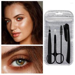 Makeup Brushes Eyebrow Trimmers Set Razor Scissors Tweezers Curved Eyes Brow Kit Beauty Skin Care Tools Accessories Maquiagem Safe
