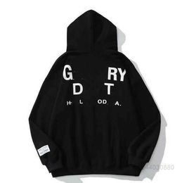 Sweatshirts Galery Dept Designer Hoody Alphabet Print Trendy Trend Basic Fashion Loose Short T-shirt Half Sleeve Tees High Quality Hoodie Fl09